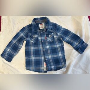Levi’s Size 6-9 Months Plaid Button Down Shirt Pre-owned